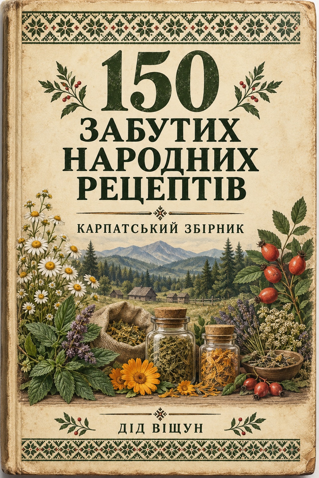 Обкладинка книги «150 забутих народних рецептів»